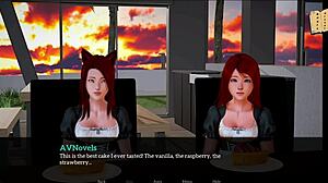 in my new family redhead tempts with big ass homemade erotic play unfolds across scenes