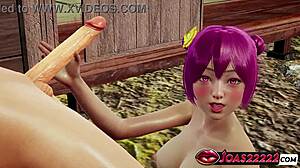 ami's pantyhose frenulum lick handjob deepthroat cumshot rule34 hentai closeups