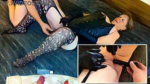 Granny Carmen's Batgirl dildo play turns into wild animated fuck adventure