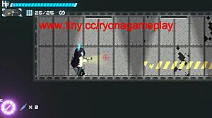 cute lady surrenders to robot cocks in fatal flame erotic hentai game