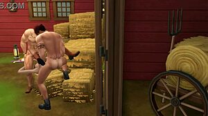 ready for hunky sims threesome with country pussy pounding blowjobs and facials?