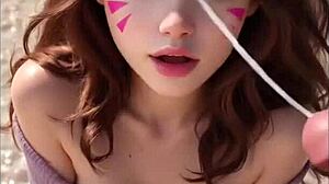 ever wonder how huge facials blast in this ai cumshot hentai blowjob compilation?