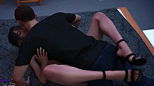 Lust Academy: James Fingers Lily's Dripping Wet Pussy with Intense Moaning Tease