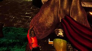 in hotel elera vr furry grabs dildo masturbates pussy to massive squirting climax