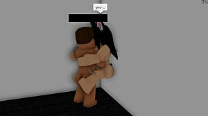that roblox neko girl slams against the wall taking every rough thrust deep inside