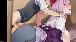 MILF SLUT FUCKED DOGGYSTYLE CREAMPIED BY MONSTER COCK DILDO TOYS!