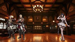 Mikasa Ackerman's Sexy Dress Pleases Jean and Reiner at Cadet Ball