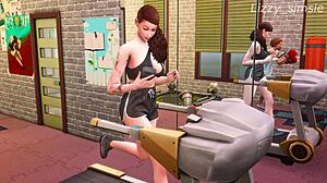 rebellious stepdaughter rides stepfather cock cowgirl then takes doggystyle cum rough in sims 4