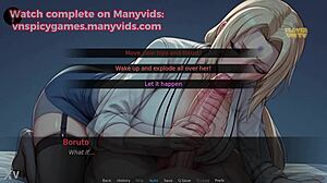 tsunade's handjob in shinobi house hides wild secrets