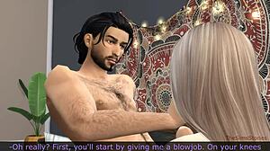 whoops, the prostitute next door accidentally blows and rides the neighbor's huge cock