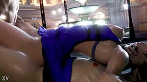 i'm obsessed with nagoonimation tifa's double penetration in purple dress
