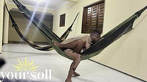 damn i almost got caught fucking my ex on the hammock interracial ebony teen style
