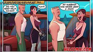 what if a teen 18+ and milf fuck together in taboo group comic frenzy?