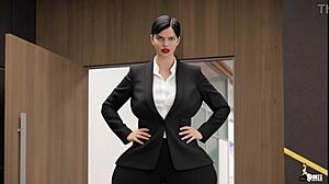 my lesbian coworker offers her huge pawg ass to the black boss for favors