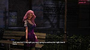 Pink Haired Feminist's Hairy Pussy Devoured By Tongue In Public Fetish Locator 08