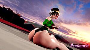 Prevence toph twerking ass shaking animation sexy big booty hardcore