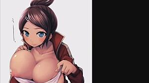 Danganronpa hentai slideshow reveals erotic anime moments in detailed sequence