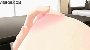 mmd giantess r delivers huge tits massage relaxation turning into wild masturbation reduction fetish