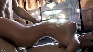 man tifa's nude double penetration nagoonimation hentai blows my mind