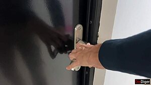 Impudent Brunette Thief Fucks Skinny Me Hard Makes Squirt Then Creampies