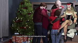 Stepmom Christmas Doggystyle Creampie Blowjob Milf Skirt Upskirt Fuck