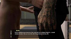 Sexy Brunette Ex Kneels Blowjob After Pussy Eat Chains Bondage Cum