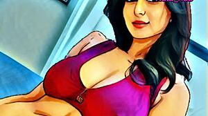 damn this hot indian wife with huge boobs is so naughty fucking boys animated