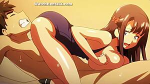 Anime Hentai Girlfriend Craves Intense Doggy Creampie After Blowjob and Lick