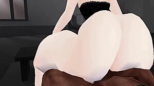 femboy fat ass twerks on monster black cock part 1