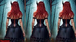 whoa lily's succubus hfo ritual squeezes your throbbing cock with huge tits 😈💦