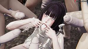 hinata hyuga gangbang full movie in sheer outfits