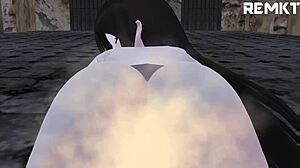 Mmd Giantess Sadako Forces Huge Ass Fart Insertion