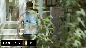 my stepmom blonde milf always craves my cock cowgirl blowjob cum on tits family sinners