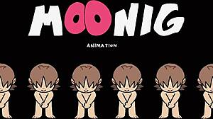 Freezing camera captures Lilmoonie's hidden anime thrills.