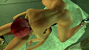 black futa forces 69 deepthroat on another futa before rough anal assfucking