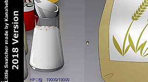 little snatcher turns tiny girl into giant cake wild scene