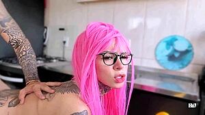 Can You Deeply Fuck This Tattooed Latina's Ass and Mouth Until She Begs for More?