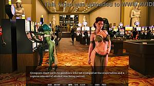 sluttier than ever this curvy alien milf slurps bukkake interracial pussy in tales from the unending void 30 💦👽