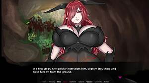 Giant guardians quest seinaru unleashes emo goth redhead tall huge natural tits ass on dragons!