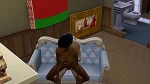 hey, you know that hot sims indian neighbor with big tits? we're riding cowgirl, doggystyle, even some interracial kissing and masturbation action.