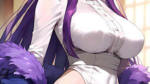 Demon Captures Frieren Fern for Big Cock Ass Tits Ravaging