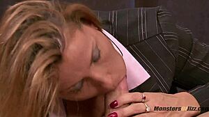 hey slut milf big tits face cumshot blowjob handjob glasses cougar fetish huge load