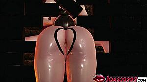 give me that big dick ginger in pantyhose handjobs your frenulum then gloryhole mouth fucks with face cum