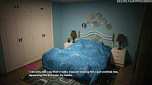 Housewife jerks friend's huge cock while cuckold husband watches