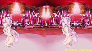 koyori's nude curves sway seductively in vr180 3d dance