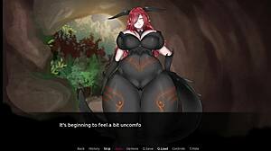 Giant guardians quest seinaru unleashes emo goth redhead tall huge natural tits ass on dragons!