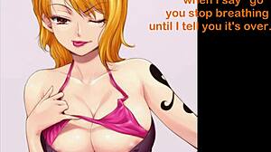 Nami's Bold JOI Hentai Commands Explode