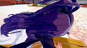 hey check sakura haruno's outdoor romp with glasses and big tits in doggy missionary anal creampie