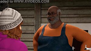 mrs keagan surrenders huge fat big ass for free car service before christmas