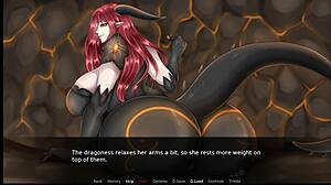 Giant guardians quest seinaru unleashes emo goth redhead tall huge natural tits ass on dragons!